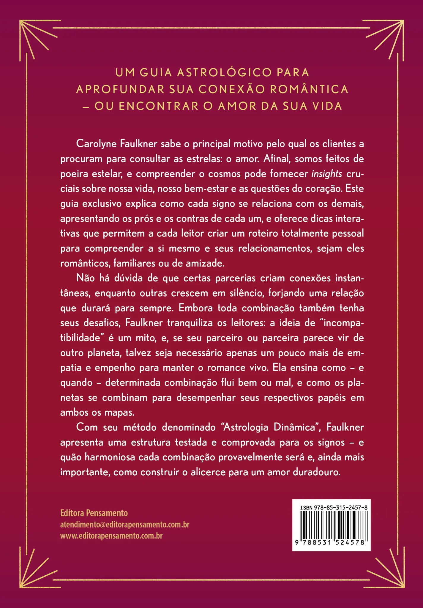 Os signos e o amor: Um manual cósmico interativo para encontrar um amor duradouro Os signos e o amor Quarta Capa