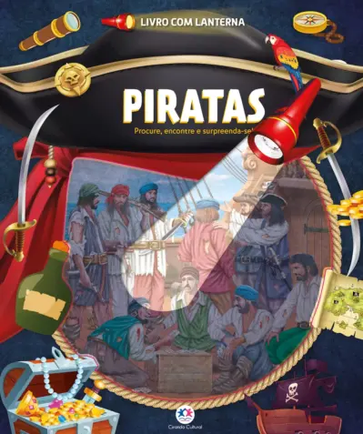 Piratas - Livro com lanterna