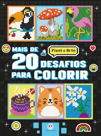 Pixel art - Mais de 20 desafios para colorir