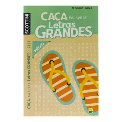 Scottini Caça-Palavras Letras Grandes (32p) N.2127 (Médio)