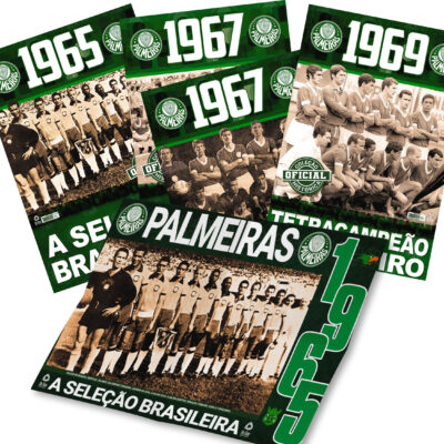 Palmeiras Coleção Oficial Histórica – 4 pôsteres (edições 5, 6, 7 e 8)