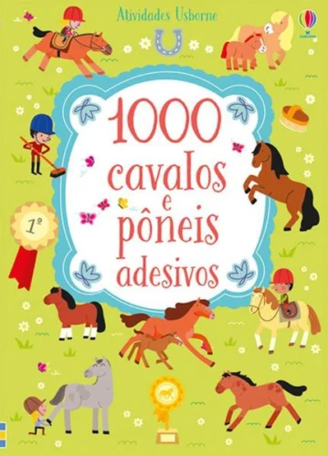 1000 cavalos e pôneis adesivos: