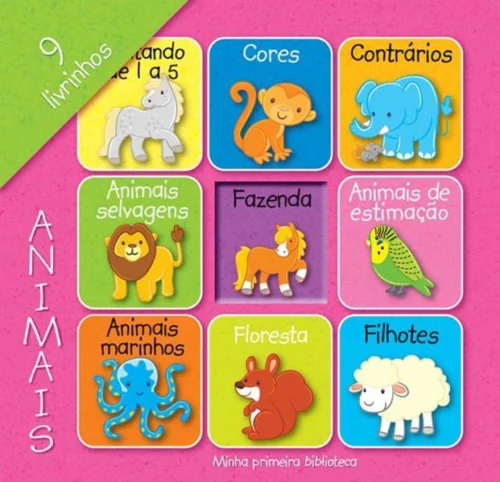 Animais : Minha primeira biblioteca: