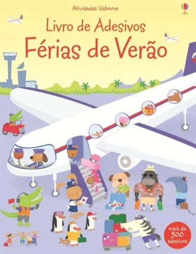 Férias de verão : Livro de adesivos: