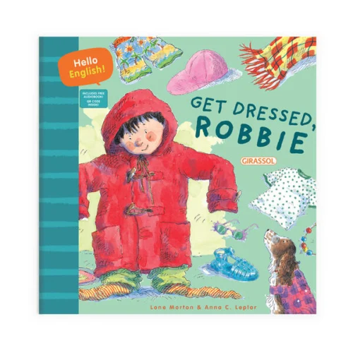 Hello English – Get Dressed, Robbie: Com QR Code