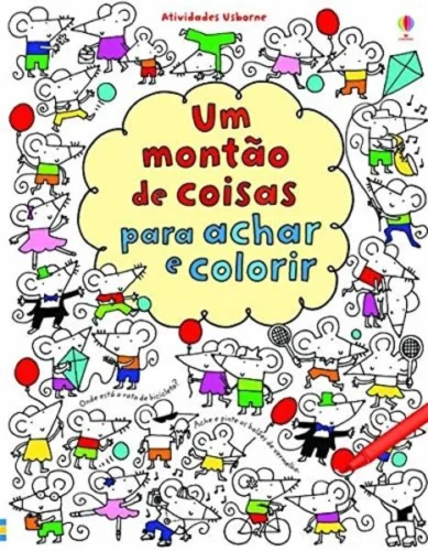 Um montão de coisas para achar e colorir: