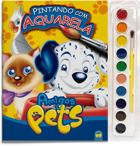 Amigos pets: pintando com aquarela