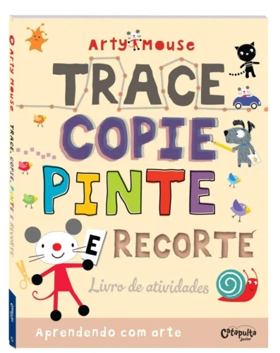 Arty Mouse – Trace, copie, pinte e recorte: