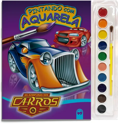 As aventuras dos carros: pintando com aquarela