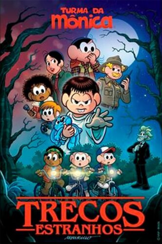 As grandes paródias da Turma da Mônica: Trecos estranhos (capa cartão)