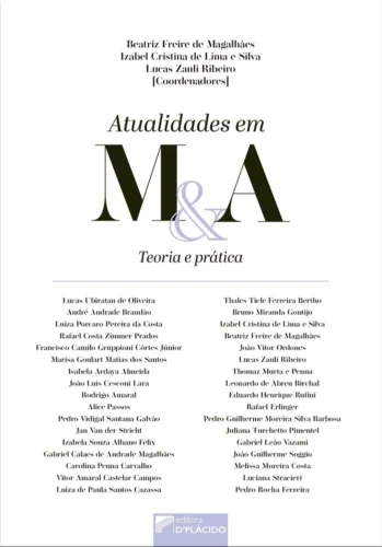 Atualidades em M&A: teoria e prática: