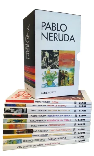 Caixa especial pablo neruda – 10 volumes: