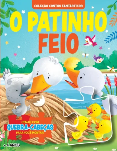 Coleção Contos Fantásticos – O Patinho Feio | Livro Quebra-Cabeça: