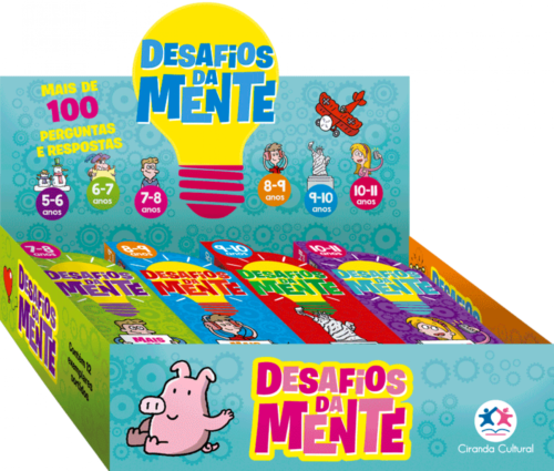Desafios da mente: display com 12 exemplares: mais de 100 perguntas e respostas