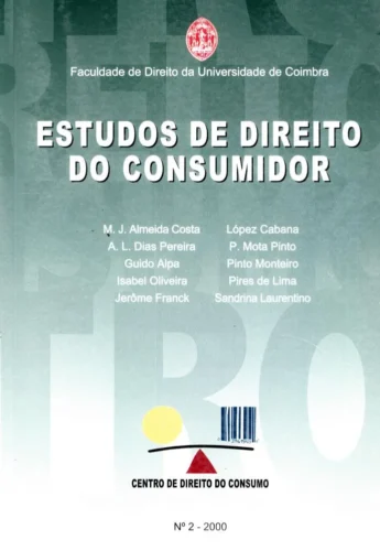 Estudos de direito do consumidor:
