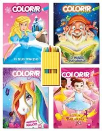 Kit explosão de cores: meninas