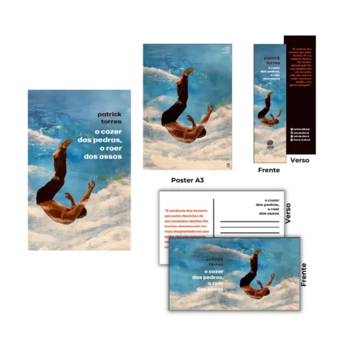 O cozer das pedras, o roer dos ossos + Marca-página + Postal + Pôster: