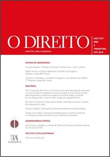 O Direito: Ano 152º – II – 2020