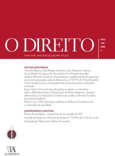 O direito: ano 140.º