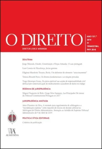 O Direito: Ano 151º – IV – 2019