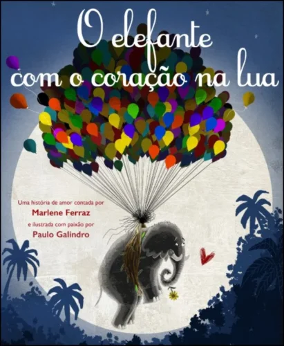 O elefante com o coração na lua: