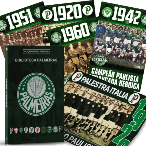 Palmeiras Coleção Oficial Histórica – 4 primeiros pôsteres + Box personalizado: